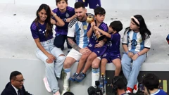 Messi s obitelji nakon osvojenog Svjetskog prvenstva