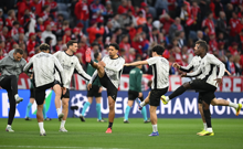 PSG na zagrijavanju, Foto: Angelika Warmuth/ REUTERS