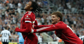 Slavlje nakon pobjedničkog pogotka Liverpoola
