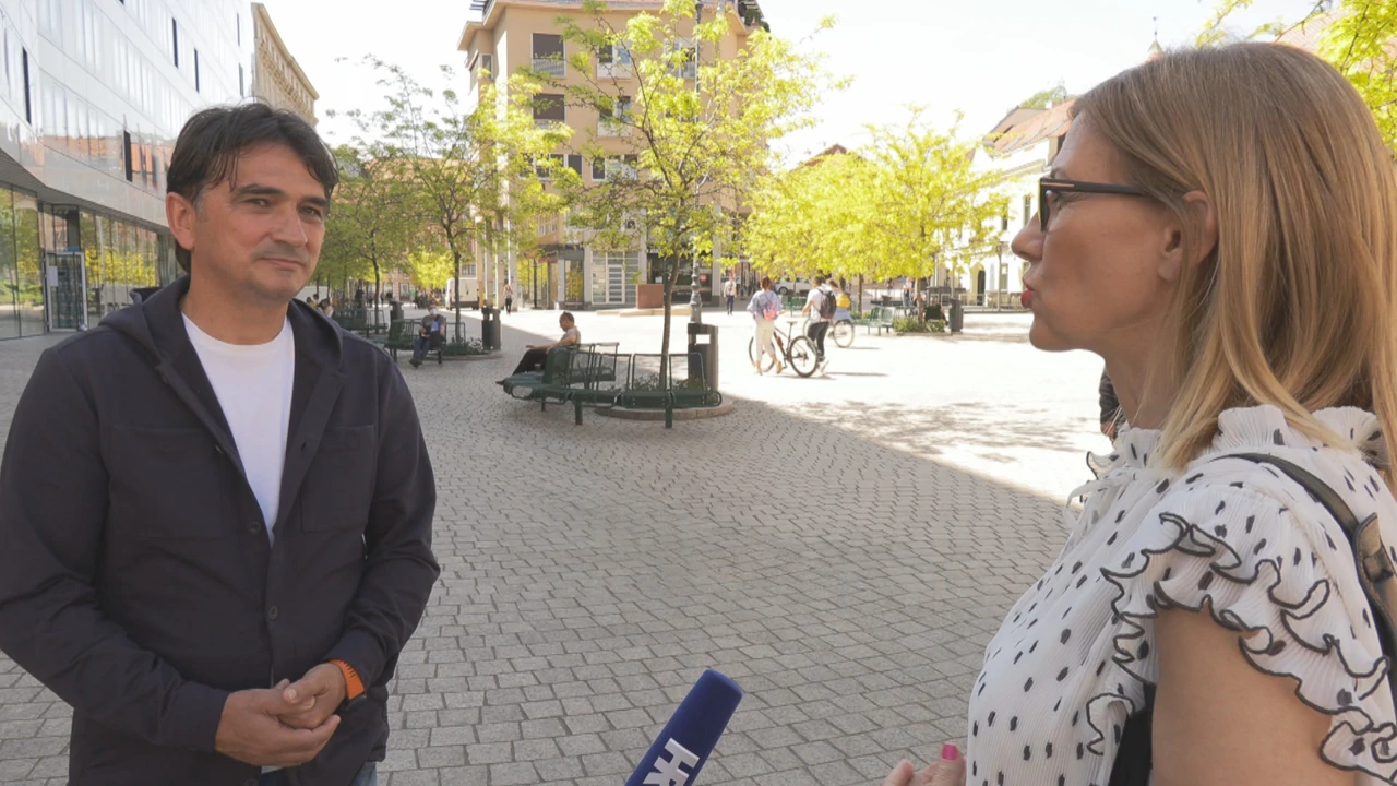Zlatko Dalić u razgovoru s Mirnom Zidarić