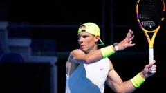 Rafael Nadal na treningu