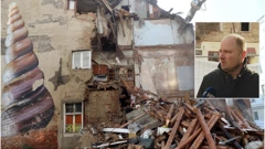 Rušenje zgrade stradale u potresu 