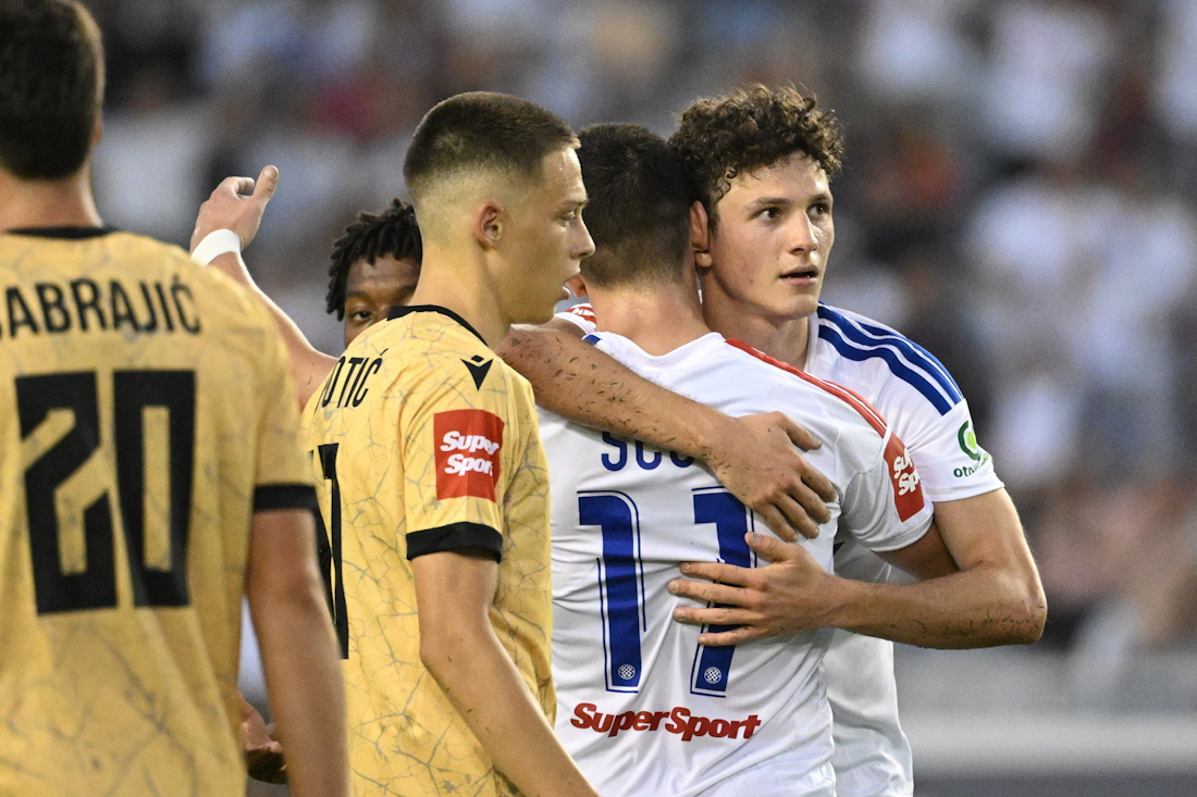 Hajduk - Lokomotiva. Šotiček zabio gol