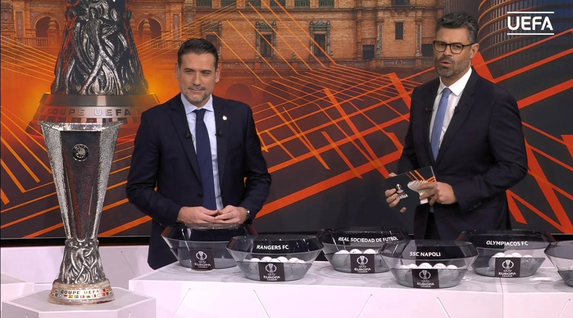 Ždrijeb play-offa Europske lige, Foto: UEFA/HRT