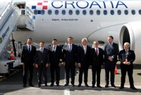 Svečani doček Airbusa A220, Foto: Zeljko Hladika /Pixsell