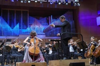 Monika Leskovar, Pascal Rophé, Simfonijski orkestar HRT-a, Foto: Jasenko Rasol/HRT