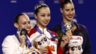 Osvajačice odličja u umjetničkom plivanju na SP-u u Singapuru