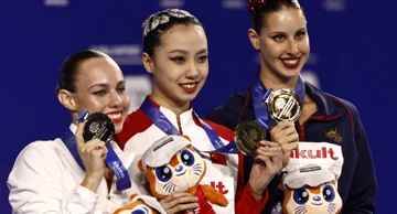Osvajačice odličja u umjetničkom plivanju na SP-u u Singapuru