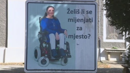 Poruka za one koji nepropisno parkiraju na mjestu predviđenom za osobe s invaliditetom