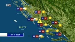 Vrijeme 29.6.2021., Foto: HTV/HRT