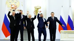 Putin i ruski čelnici postavljeni u ukrajinskim regijama