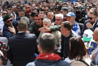 Prosvjedi u Sarajevu , Foto: Antonio Balic /CROPIX