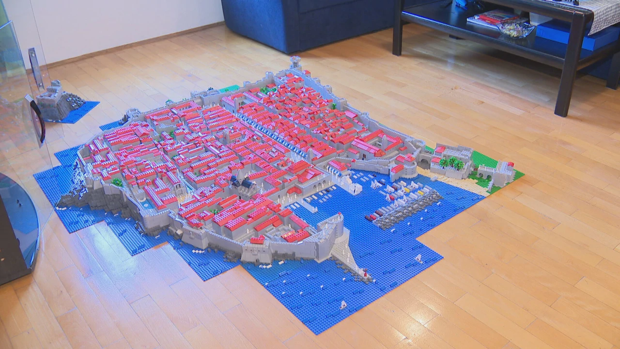 Dubrovnik od Lego kockica, Foto: HTV/HRT