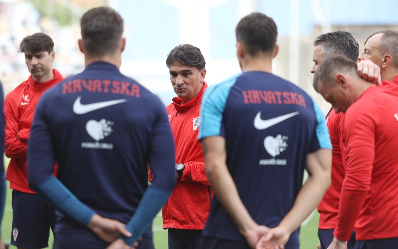 Trening hrvatske nogometne reprezentacije, Foto: Nel Pavletić/PIXSELL