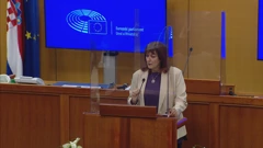 Dubravka Šuica, supredsjedateljica Izvršnog odbora Konferencije za budućnost Europe, Foto: HRT/HTV