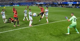 Yasser Ibrahim zabija za 1:0 vodstvo Egipta, Foto: Omar Aziz/REUTERS
