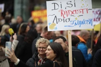 Prosvjed prosvjetara, Foto:  Dragan Matic /CROPIX