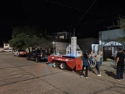 Carroza artesanal de la comunidad croata en el desfile en el Chaco, Foto: Cristian Varela Plantić//