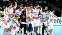 Slavlje hrvatskih rukometaša
