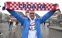 Hrvatski navijač u Mannheimu, Foto: Ante Čizmić/CROPIX