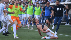 Toni Fruk nakon pogotka Slaven Belupo