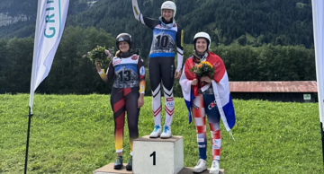 Patricija Urbanc na postolju  