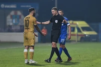 Prekid utakmice Slaven - Hajduk , Foto: Vjeran Zganec Rogulja / Pixsell 