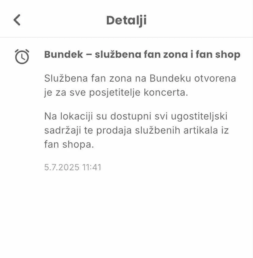 Otvorena službena fan zona