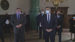 Premijer Plenković i župan Čačić, Foto: HTV/HRT