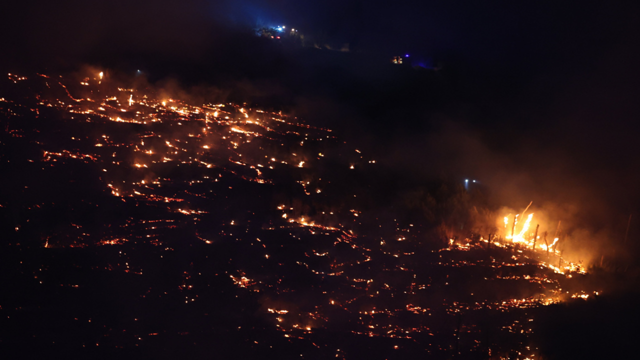 Požar kod Žrnovnice, Foto: Bozidar Vukicevic/CROPIX