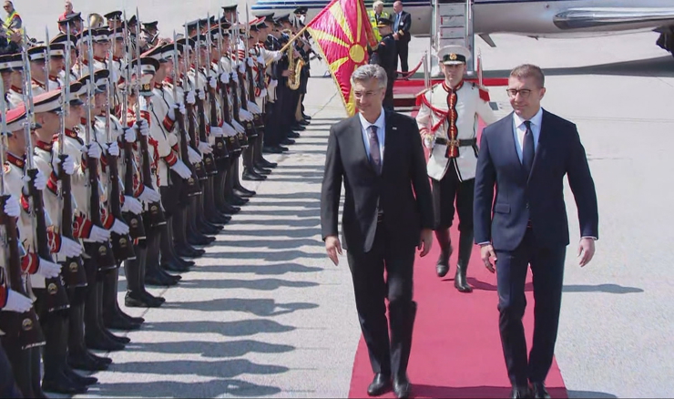 Plenković u Sjevernoj Makedoniji: Potpisivanje sporazuma o strateškoj suradnji