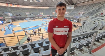 Niko Nevešćanin, prvak Balkana na preči, srebrni na ručama