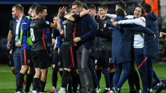 Slavlje hrvatskih nogometaša