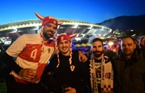Hrvatski navijači uoči utakmice s Francuskom, Foto: n/CROPIX