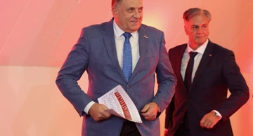 Milorad Dodik i Siniša Karan