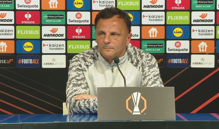 Mario Kovačević uoči Anderlechta