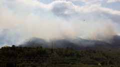 Šumski požar u Španjolskoj, na području Tarragone 