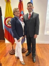 Angela Sankovich, Hugo Villegas, Foto: Kolumbijsko-hrvatska gospodarska komora/ Cámara de Comercio Colombia Croacia//