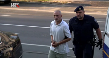 Privođenje osumnjičenog za ubojstvo supruge