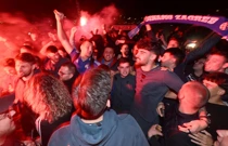 Doček nogometaša Dinama, Foto: Marko Lukunic/PIXSELL