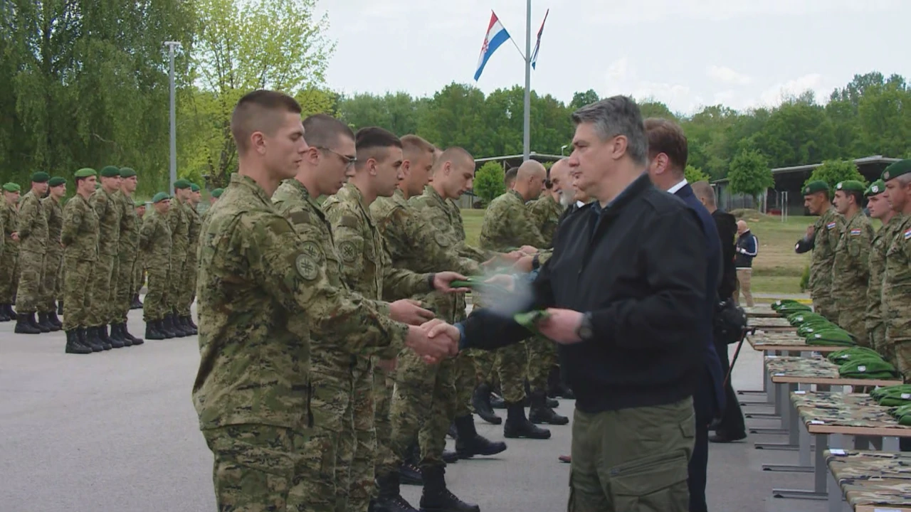 Zoran Milanović u Petrinji, Foto: HTV/HRT