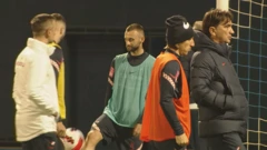 Trening hrvatske nogometne reprezentacije, Foto: HTV/HRT