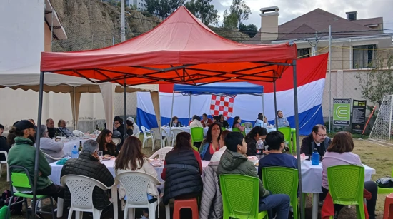 Ručak Hrvatske zajednice La Paz/ Almuerzo de la Comunidad Croata de La Paz