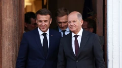 Emmanuel Macron i Olaf Scholz