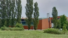 Vjetar odnio zapadnu stranu krova na sportskoj dvorani SŠ Tina Ujevića Kutina, Foto: Nikola Blažeković/HRT
