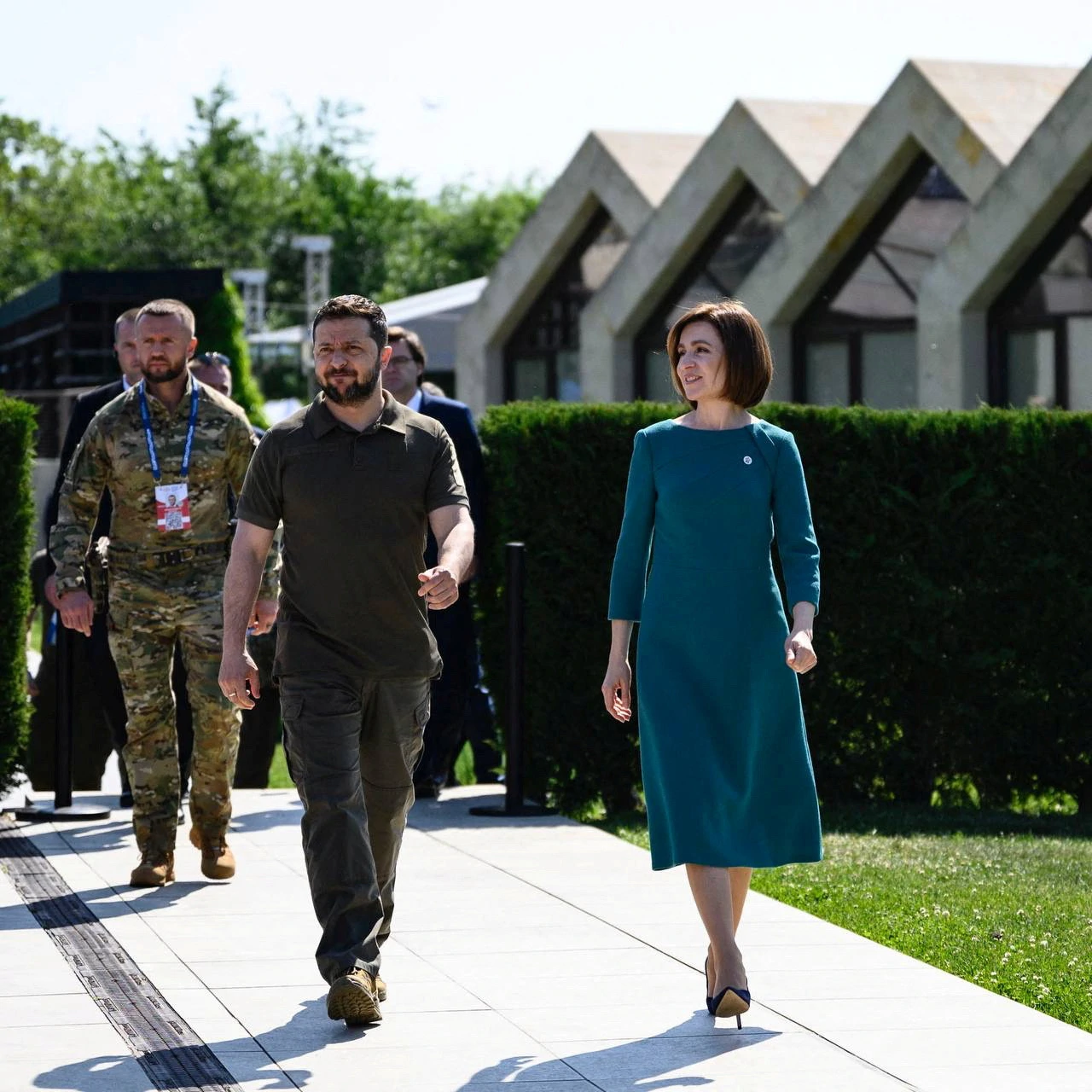 Predsjednik Ukrajine Volodimir Zelenski i predsjednica Moldavije Maia Sandu, Foto: Ukrainian Presidential Press Service/Handout/REUTERS