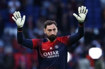 Vratar PSG-a Gianluigi Donnarumma na zagrijavanju, Foto: Stephanie Lecocq/REUTERS