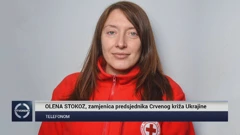 Olena Stokoz, zamjenica predsjednika Crvenog križa Ukrajine