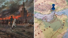 Moskva u plamenu, okupacija 1812. / Karta Hormuškog tjesnaca