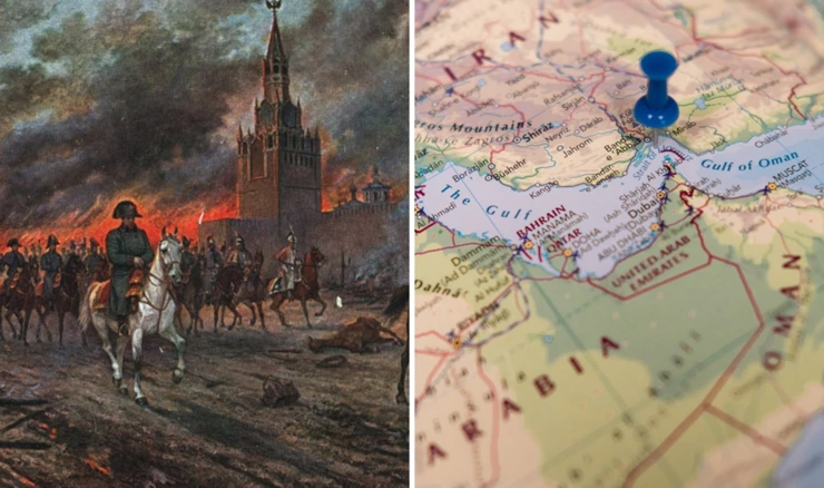 Moskva u plamenu, okupacija 1812. / Karta Hormuškog tjesnaca